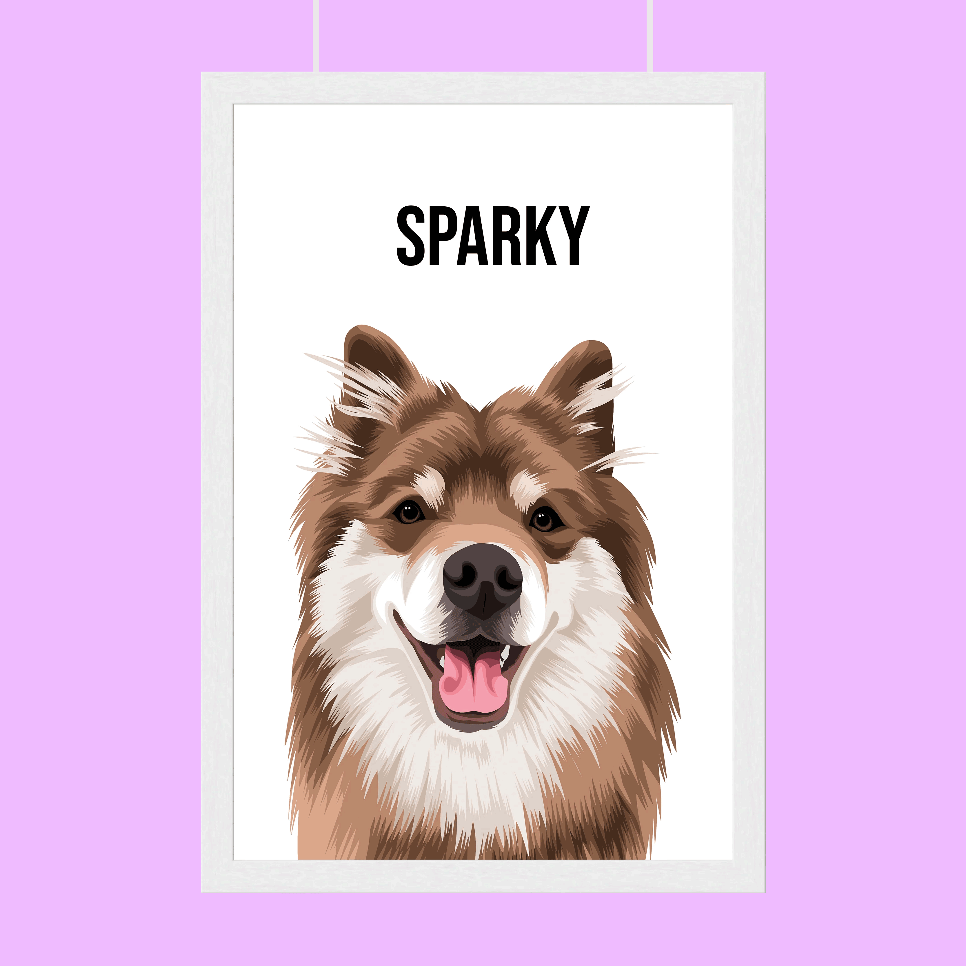 Modern Pet Vector - Custom Pet Portrait - Master